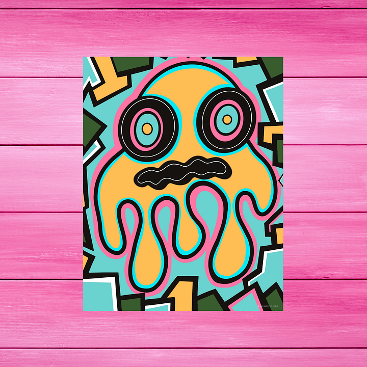 Pepe the Ghosty Blob | Art Print product image (2)