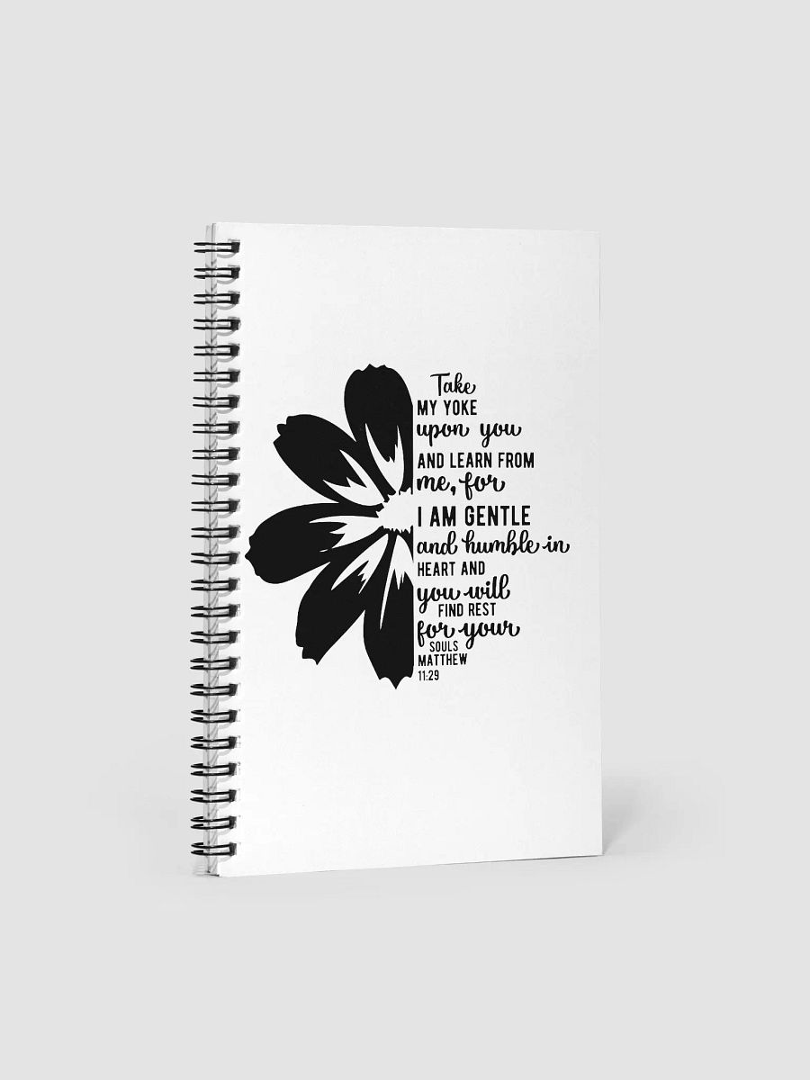 Monochrome Floral Dreams Spiral Notebook product image (1)