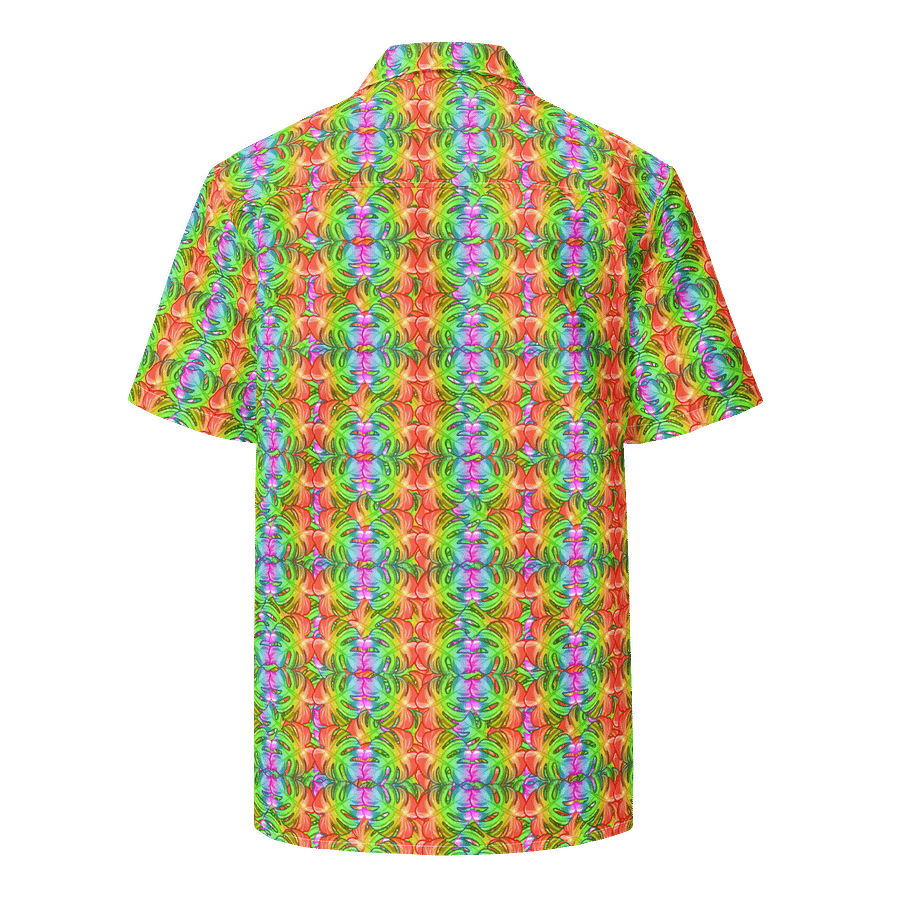 Rainbow Munch Monstera Hawaiian Shirt product image (2)