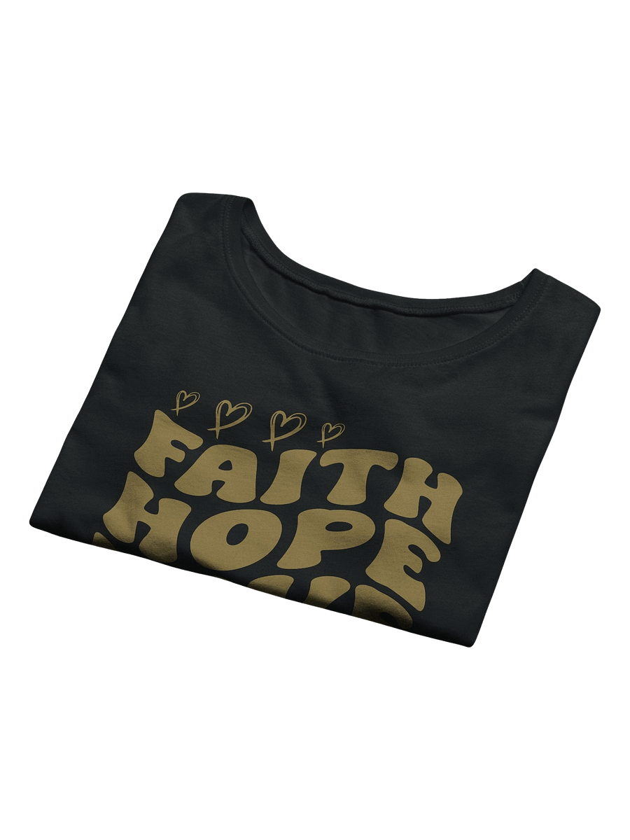 Faith Hope Love Crop Top product image (3)