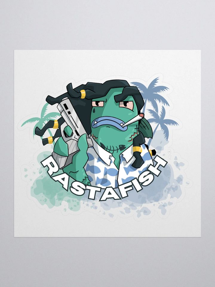 RastaFish Sticker product image (1)