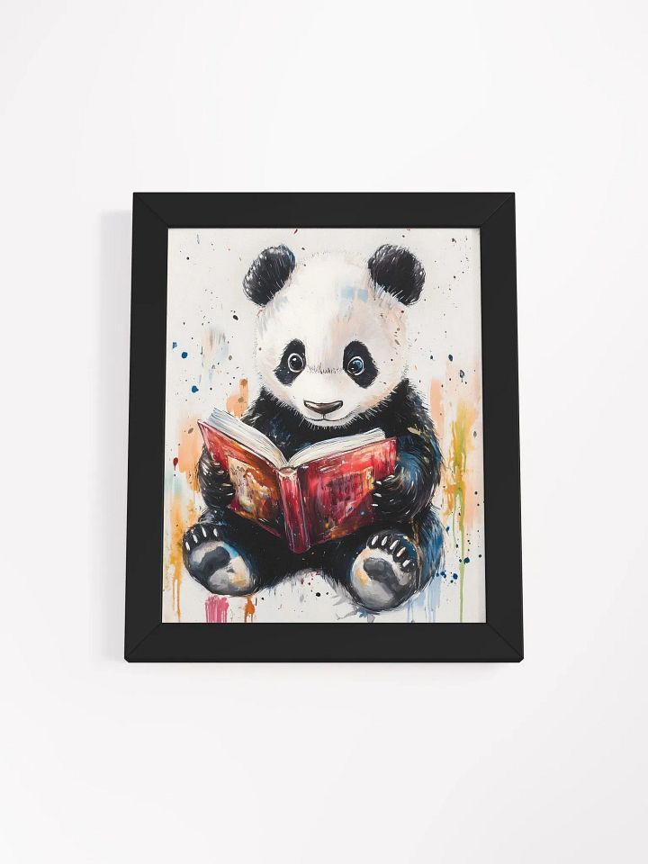 Baby Panda's Literary Wonderland Framed Poster product image (12)