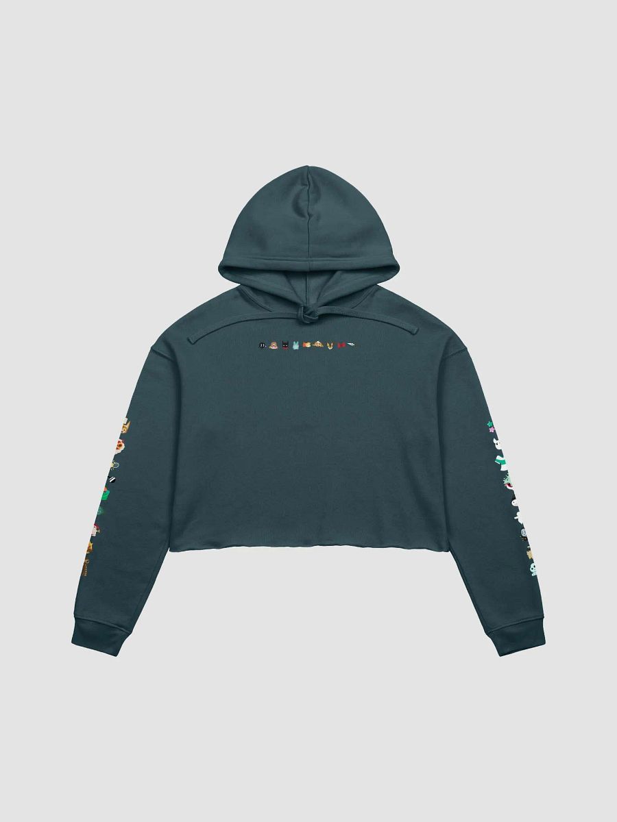 Anime love crop hoodie product image (1)