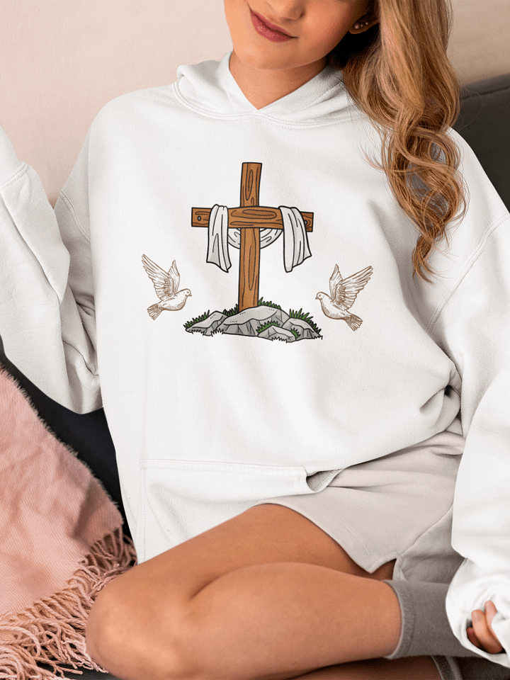 God`s Plan My Plan, Christian Gildan Hoodie - Front / Back. product image (1)