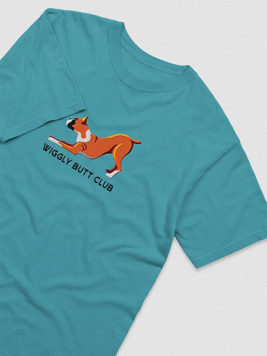 Wiggly Butt Club T-Shirt(Embroidered) of a Boxer product image (5)
