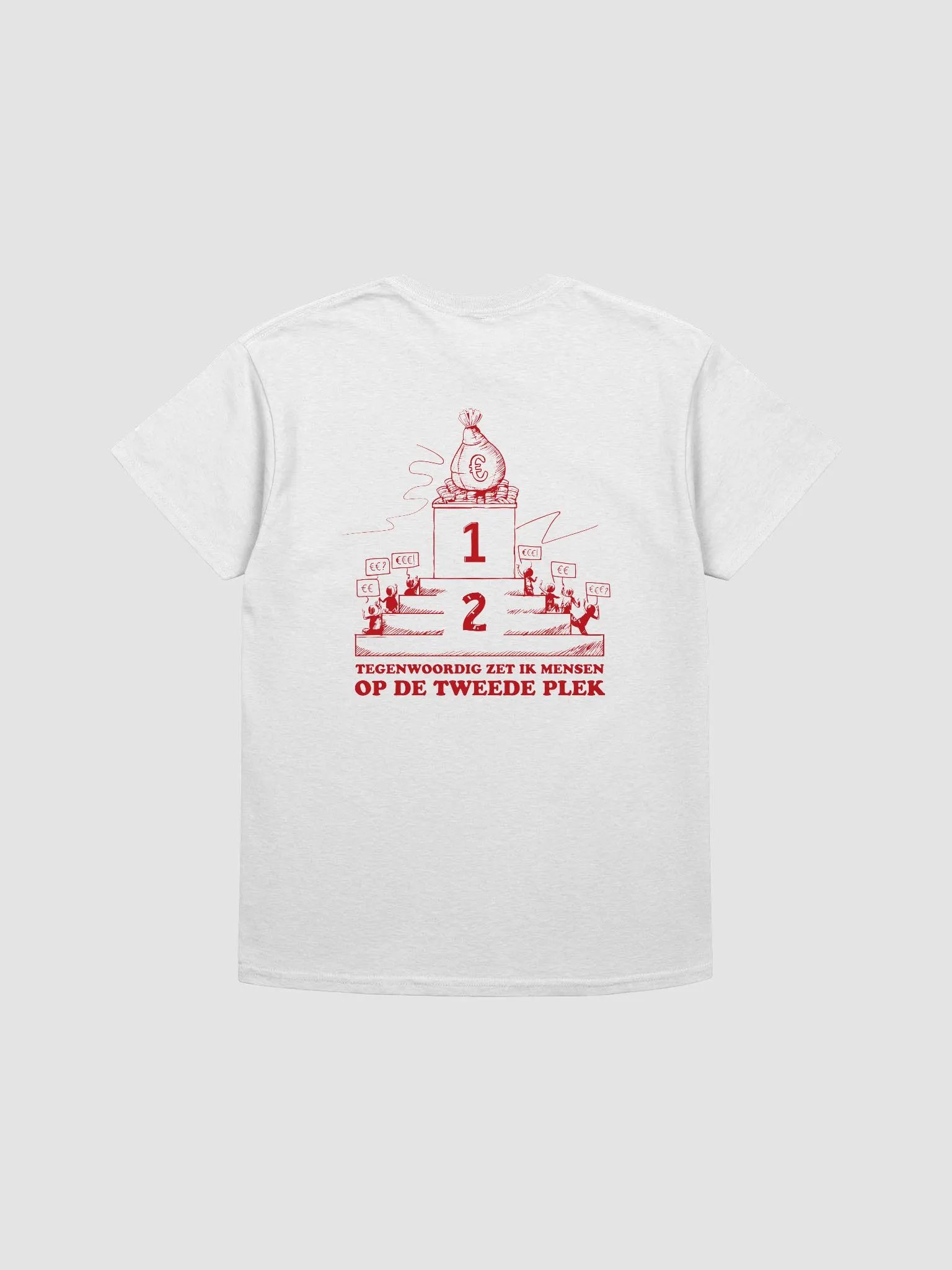Mensen op de 2e plek - Regular T-Shirt - wit product image (3)