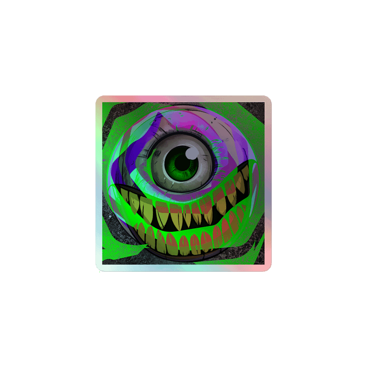 TIER 3 TWISTED EYEBALL KISS-CUT HOLOGRAPHIC STICKER product image (1)