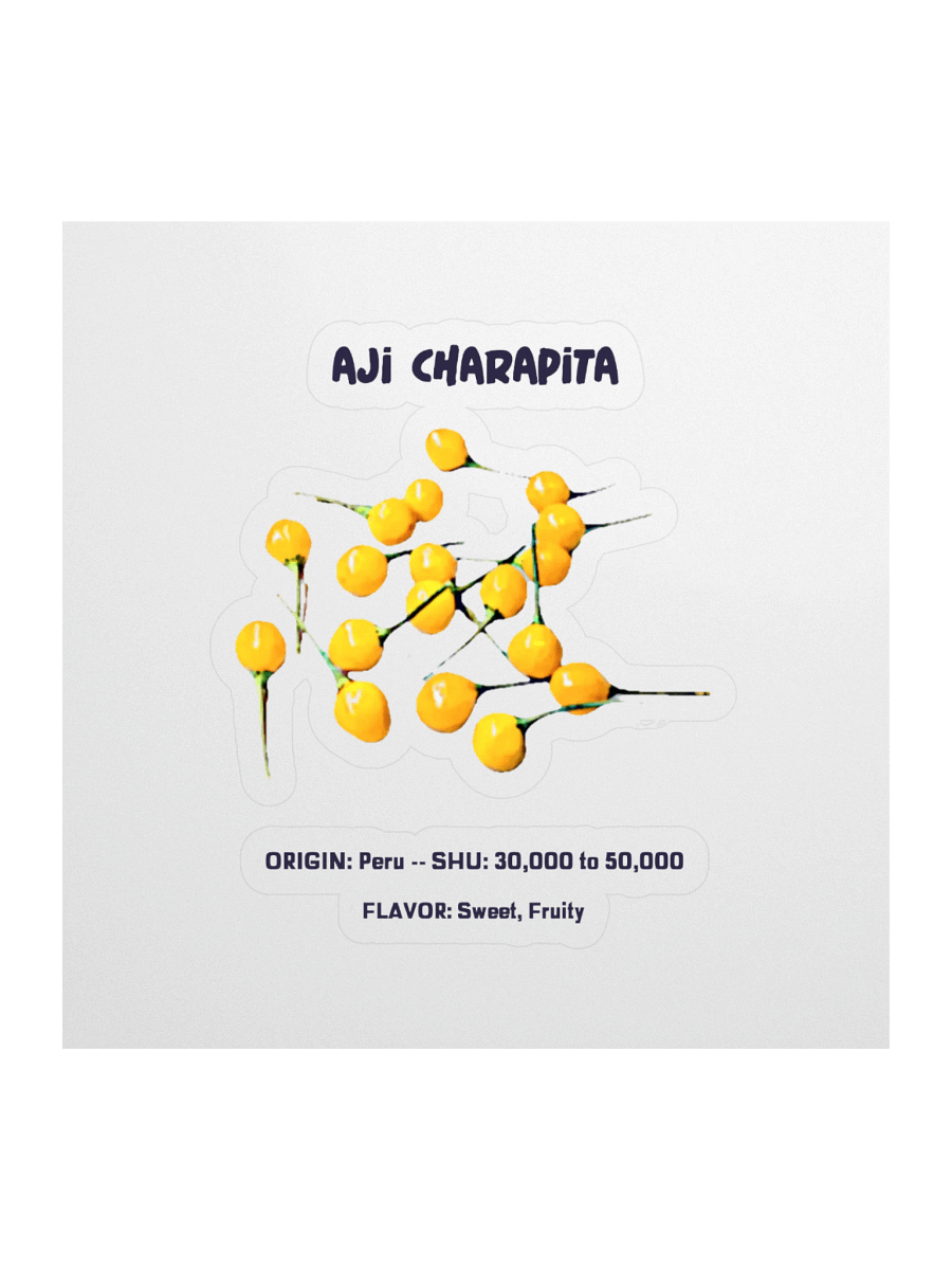 Aji Charapita Pepper Kiss Cut Stickers product image (1)
