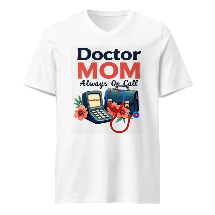 Doctor MOM Always On Call V-Neck Tee product image (1)