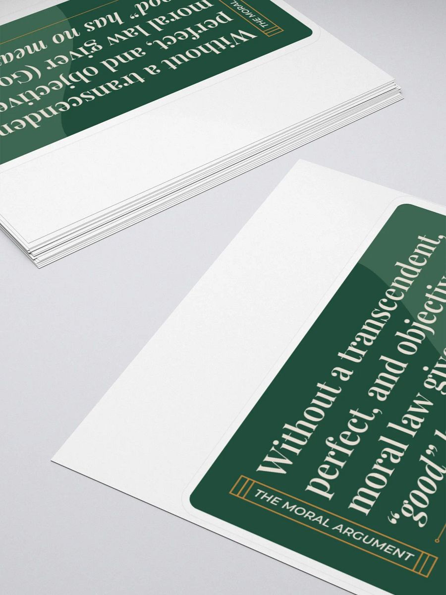 Moral Argument Sticker product image (4)