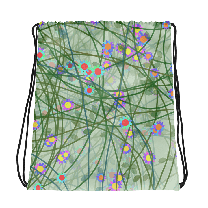 Floral Fusion Drawstring Backpack product image (1)