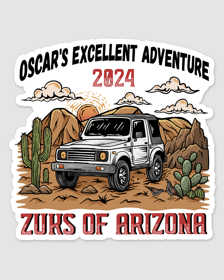 Oscar's Excellent Adventure - Stickers product image (1)