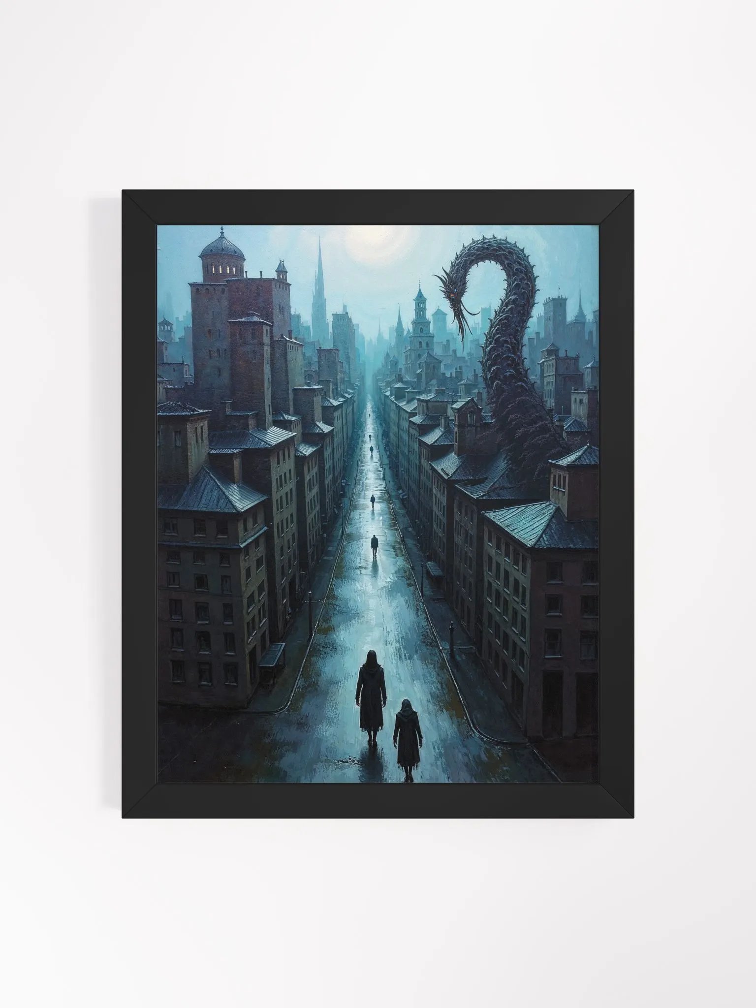 Surreal Metropolis Framed Print product image (7)