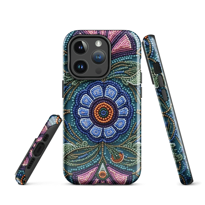 Floral Beaded Embroidery iPhone® Case product image (2)