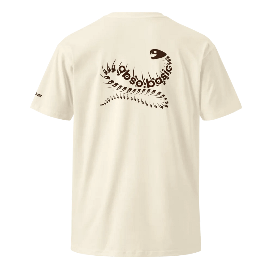 Cream "Snake Bone" abso.basic Unisex Premium T-Shirt product image (1)