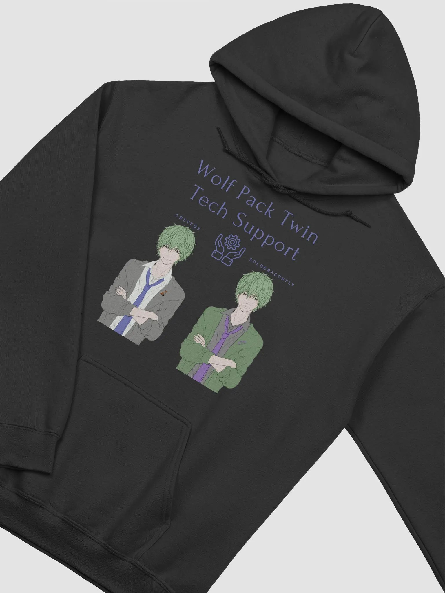 Wolf Pack Twin Tech Support Hoodie product image (18)