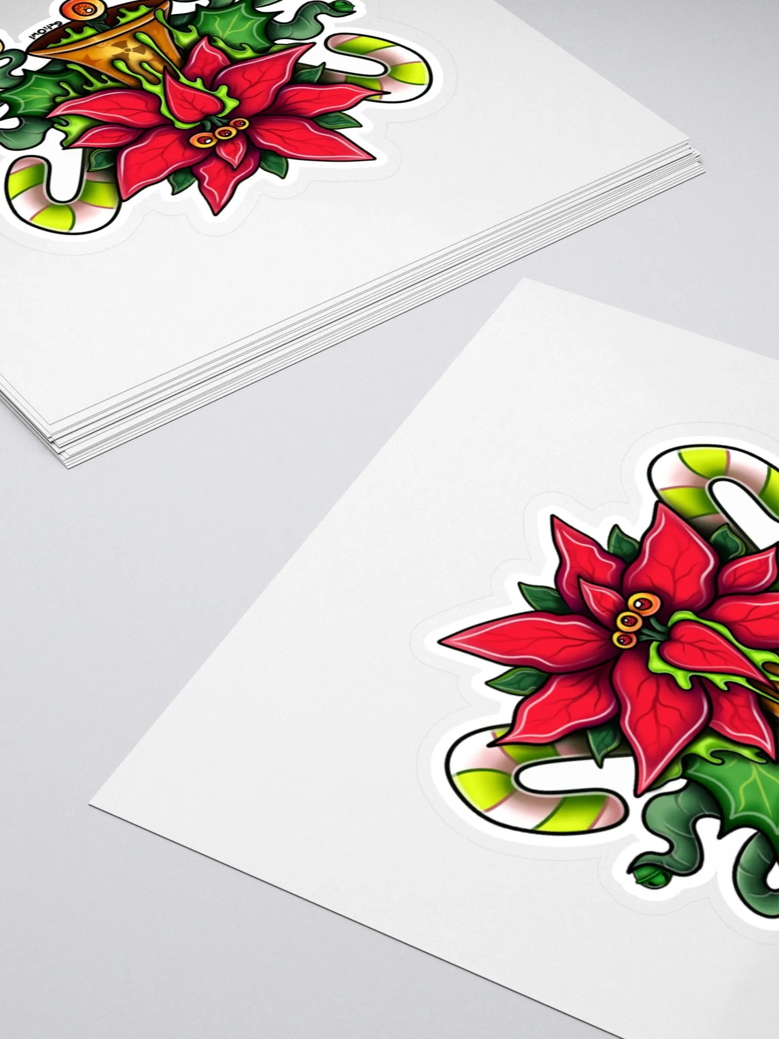 Radioactive Poinsettia Sticker product image (12)