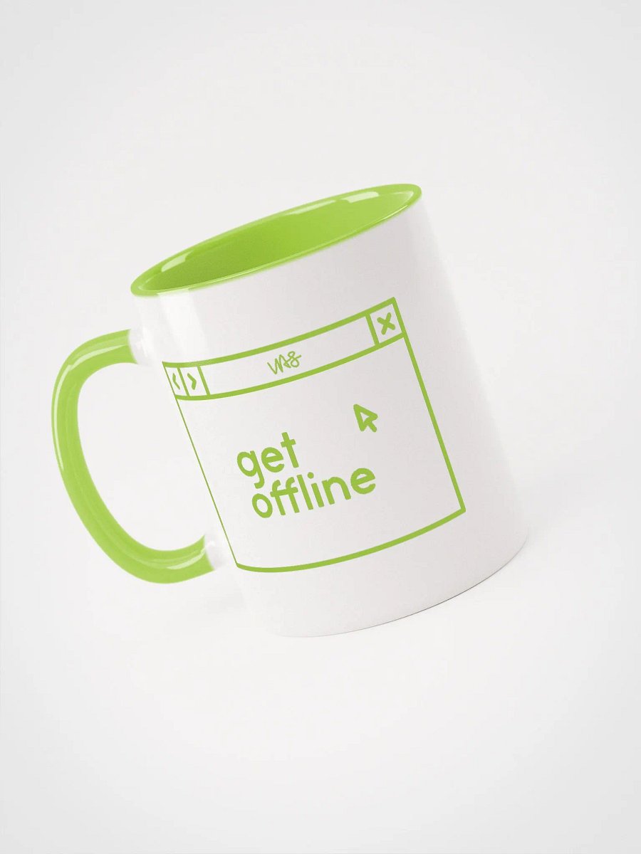 Get Offline, Go Outside (Ceramic Mug with Color Inside) product image (28)