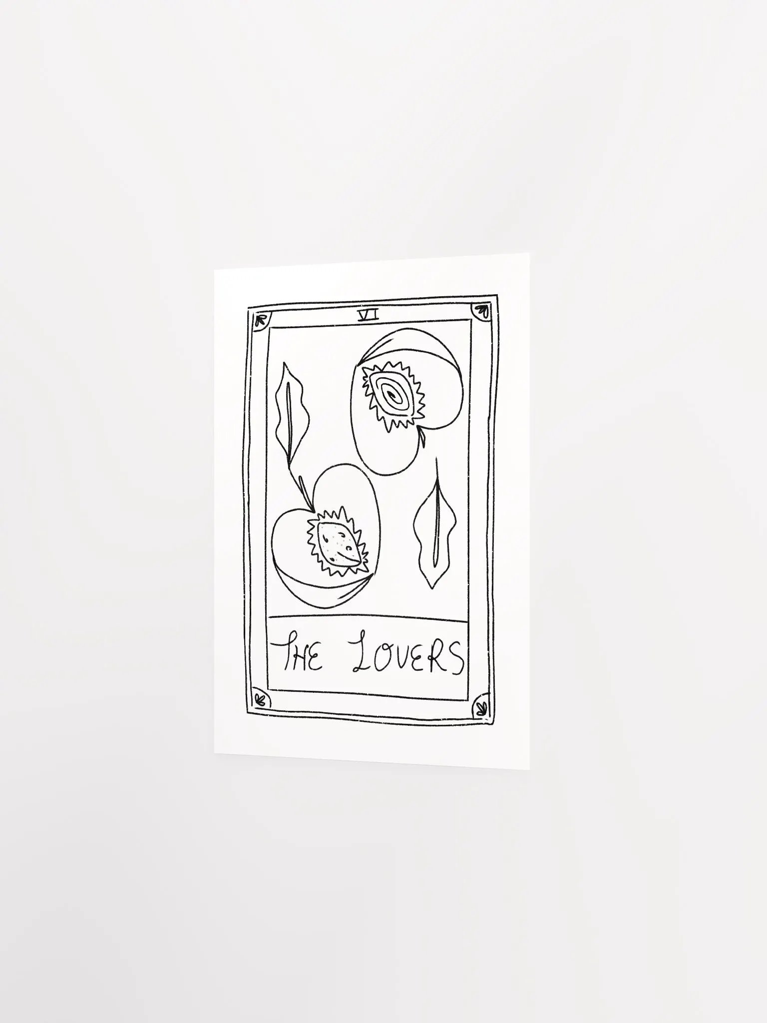 The Peach Lovers Art Print product image (2)