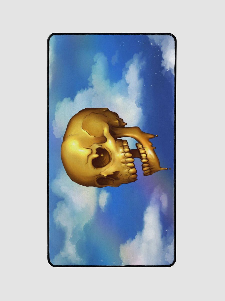 Golden Skull Desk Mat 12 x 22 product image (1)