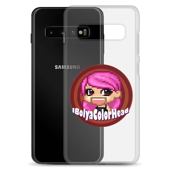 IbolyaColorHead Logo Samsung Clear Phone Case product image (2)