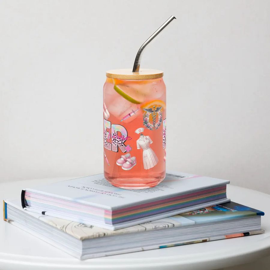 Libby Glass Can-Shaped Glass Mug ER Nurse product image (4)