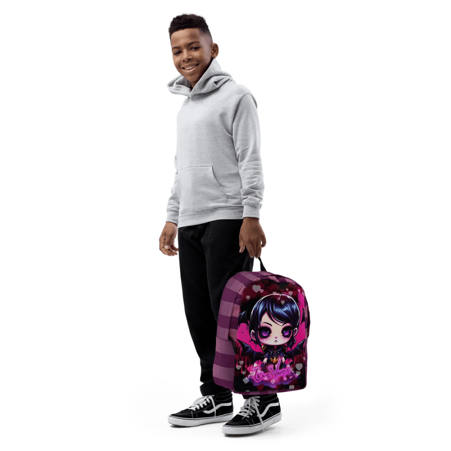 OneVamps Minimalist Backpack Vamps Pink Heart product image (9)