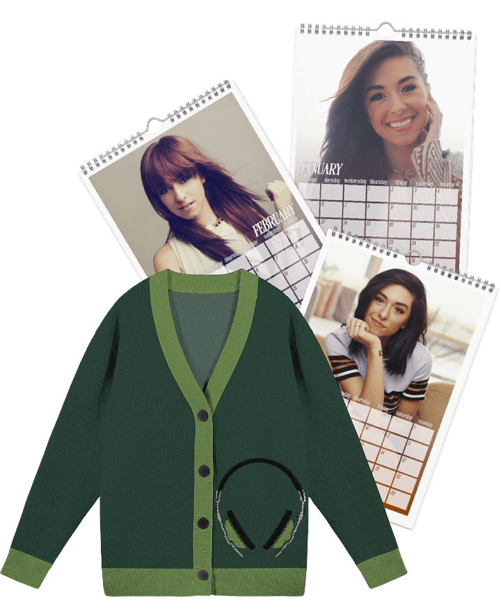 Calendar + Headphones Cardigan Bundle product image (1)