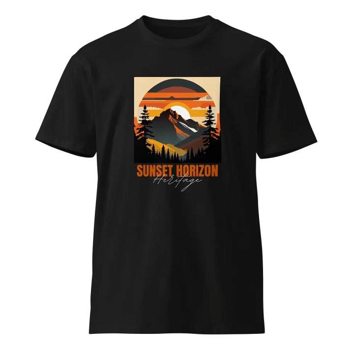 Sunset Horizon Mountain Tee product image (1)