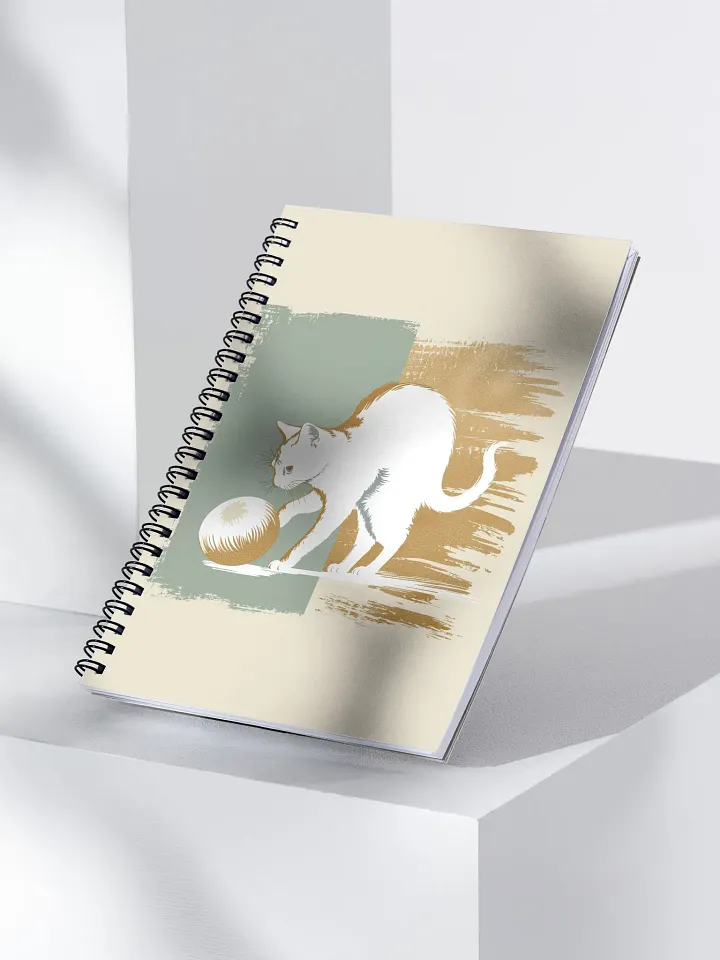 Holiday cat charm-notebook product image (2)