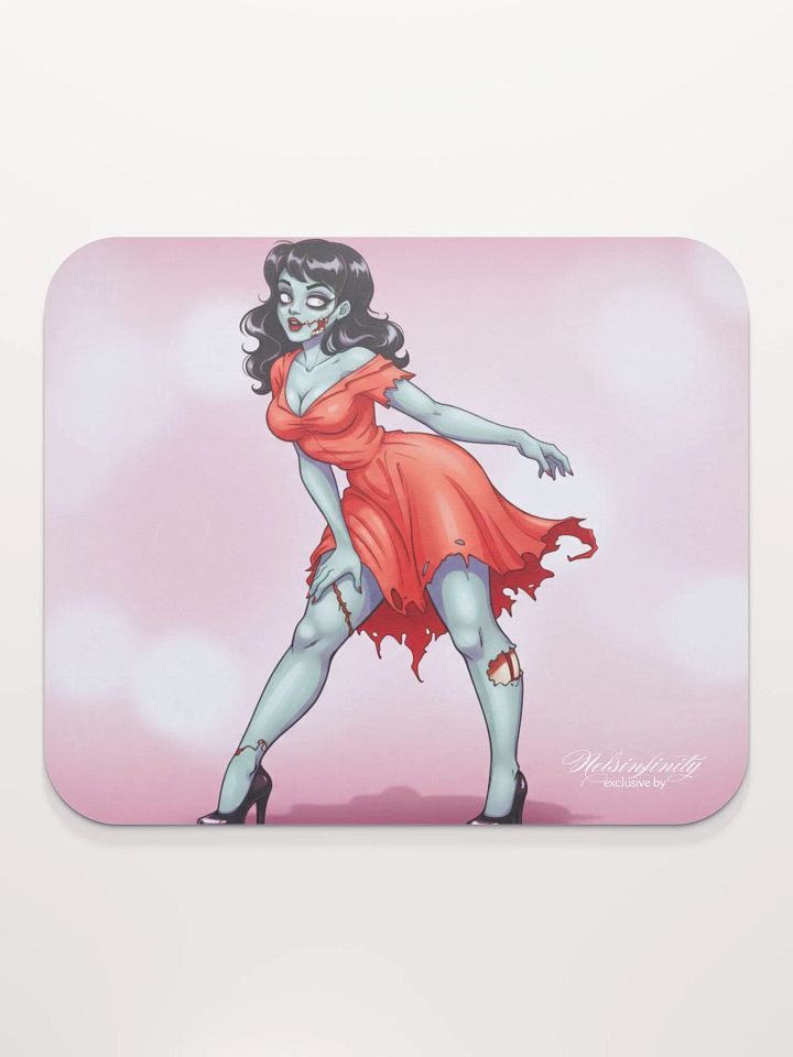V1 Zombie Pinup Mouse Pad product image (2)