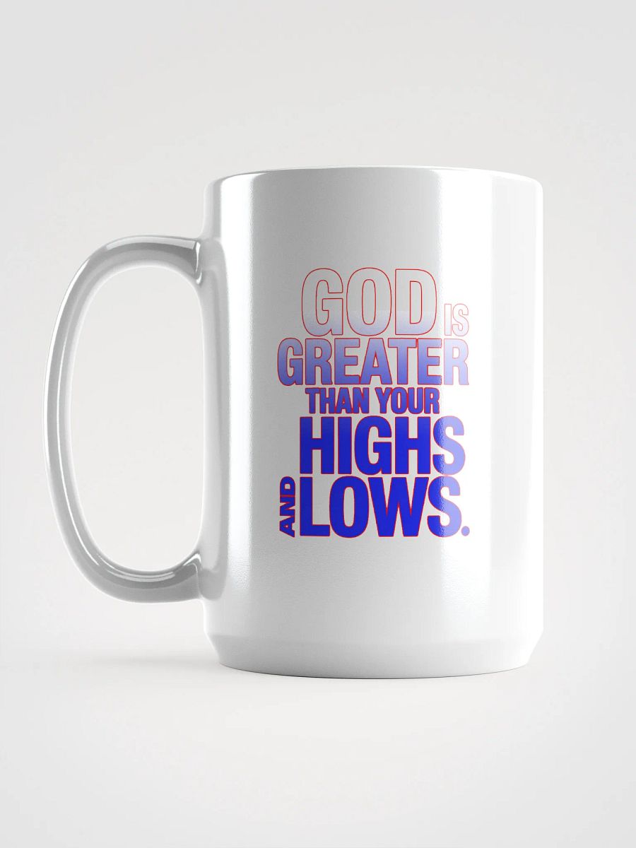 God is Greater Mug | Gradient Christian Coffee Cup product image (6)