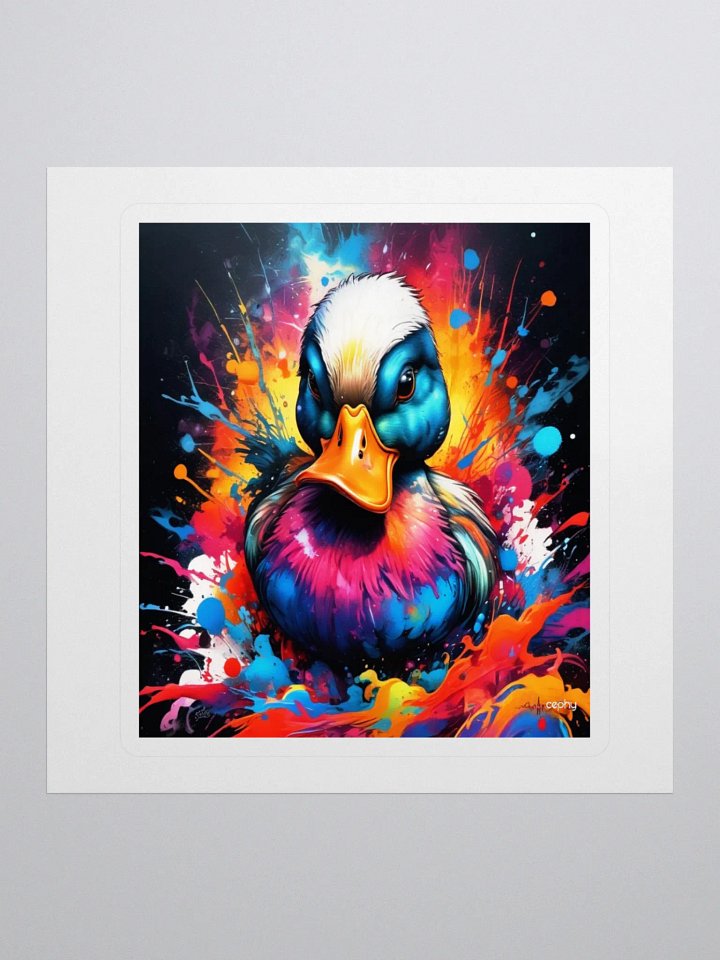 Grafitti Duck Stickers product image (1)