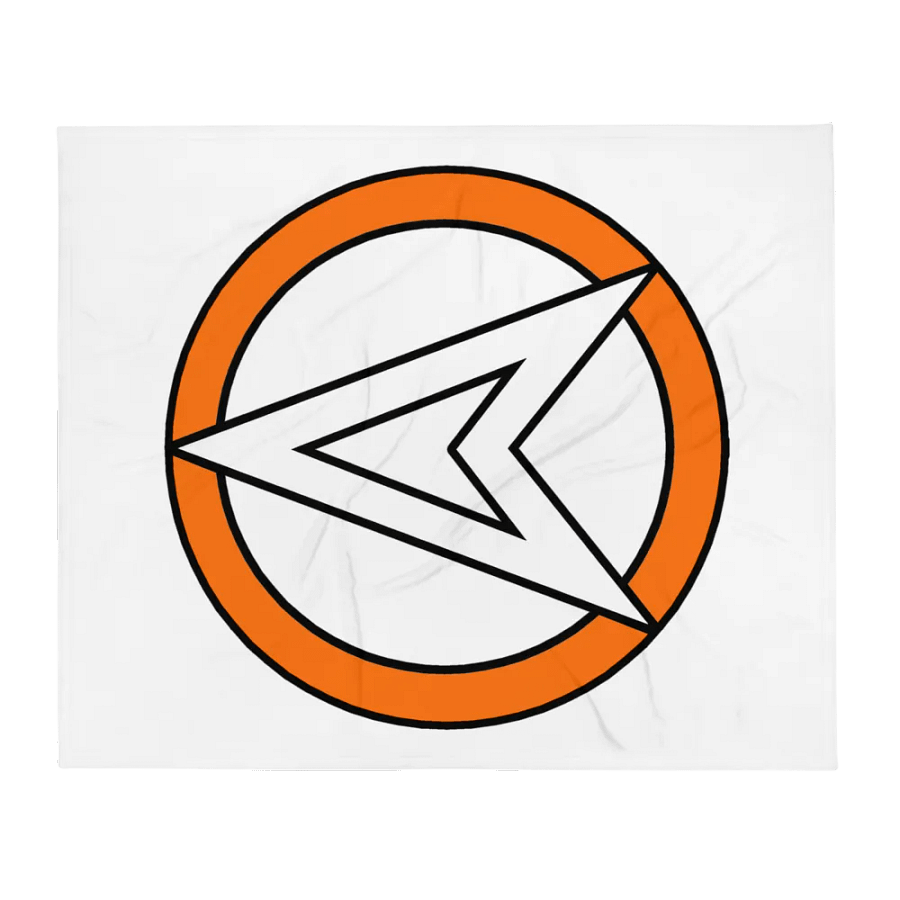 'OA' Symbol Throw Blanket - White product image (1)