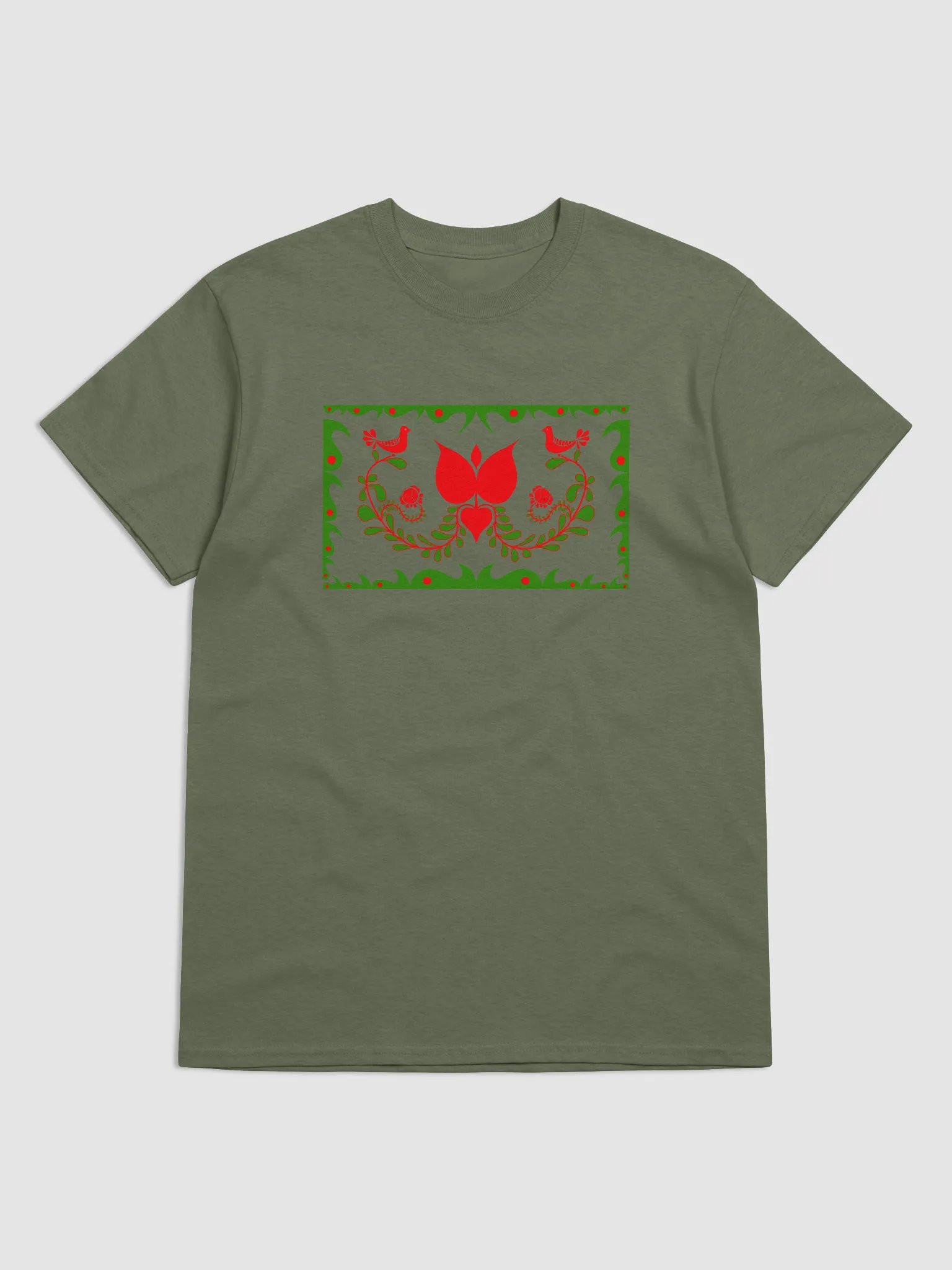 Symmetrical Hungary Floral Harmony T-Shirt product image (1)