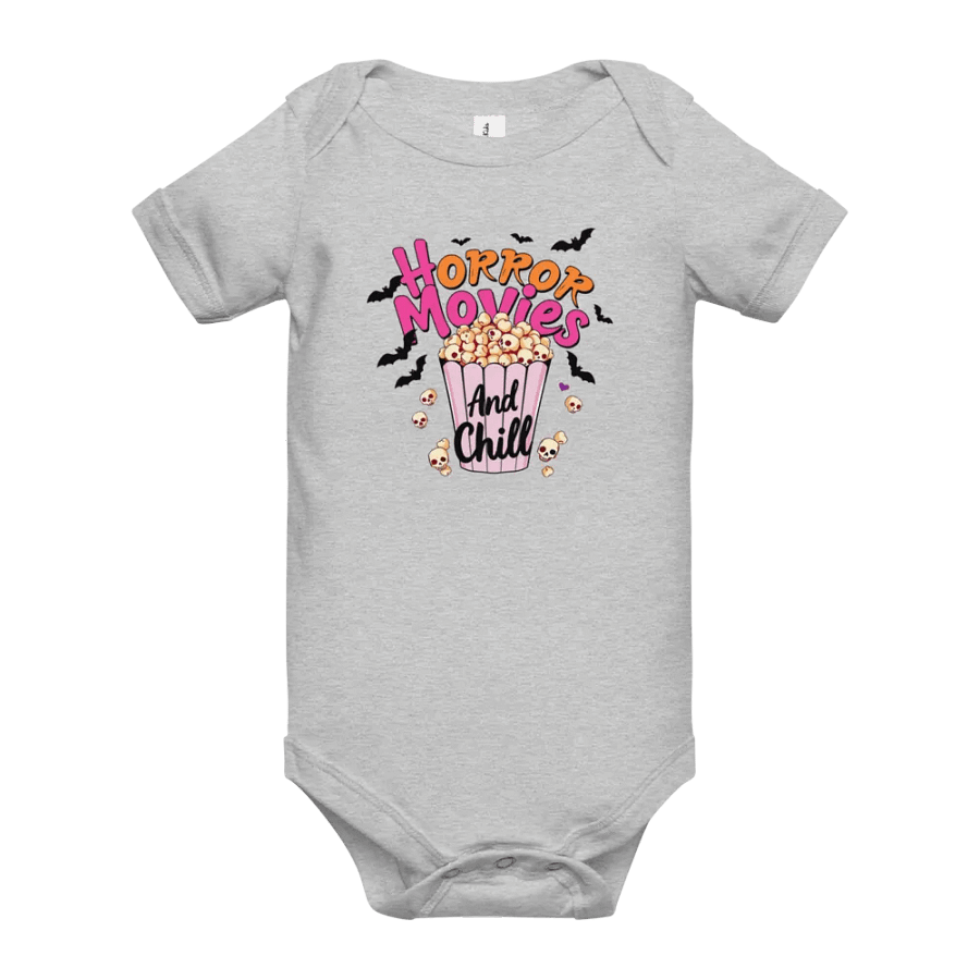 Horror Movies And Chill Baby Romper Onesie product image (10)