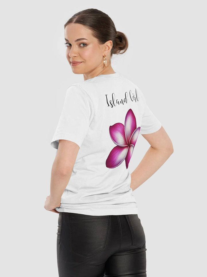 Island Girl Plumeria Paradise T-Shirt - Embrace Your Tropical Vacation Memories product image (1)