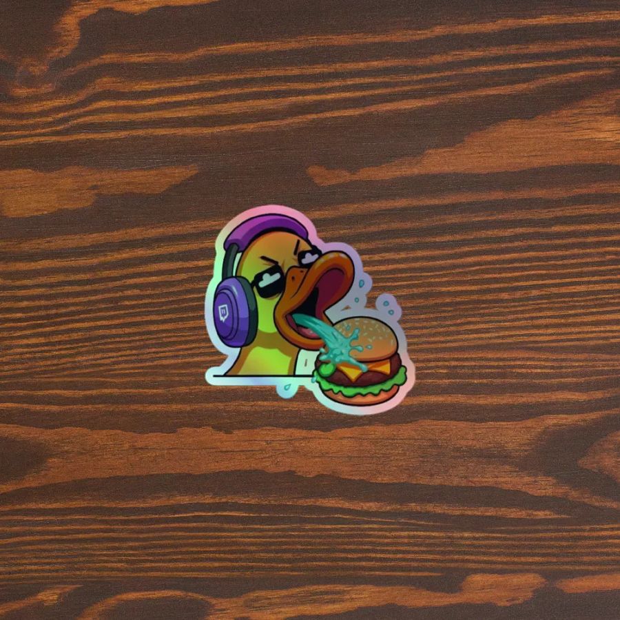 Quack Attack Holographic Sticker Sheet product image (5)