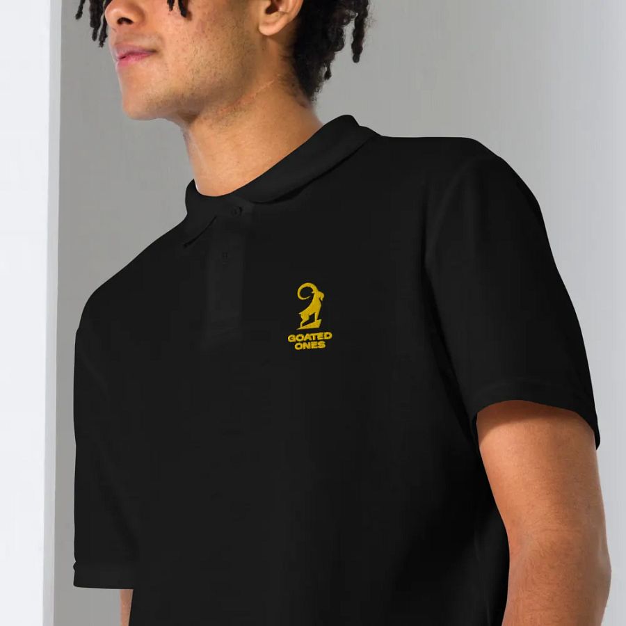 Goated Logo Polo - Gold product image (6)