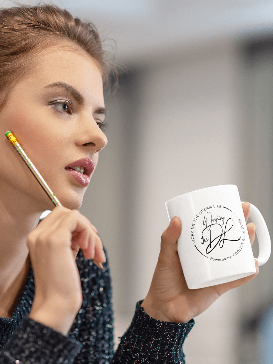 Working the Dream Life Coffee Mug – Motivational Ceramic Mug | Daily Inspiration | Purpose-Driven Drinkware product image (5)