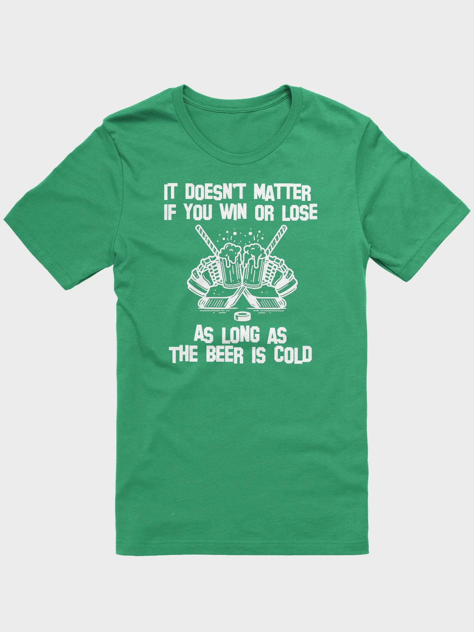 Funny Hockey T-Shirt – It Doesn't Matter If You Win or Lose – Beer League Hockey Shirt for Men – Gift for Hockey Players & Rink Rats product image (2)