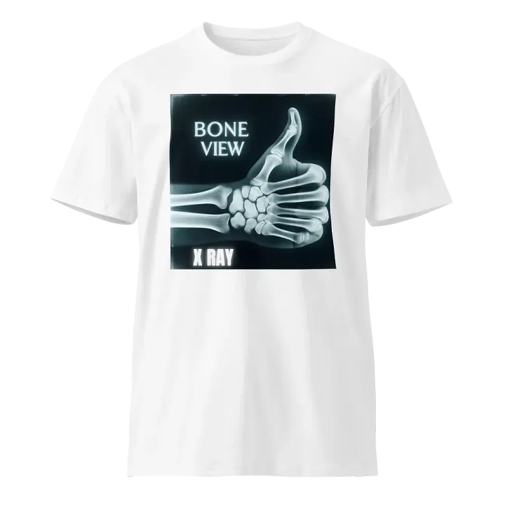 Bone View X-Ray Thumbs-Up T-Shirt product image (1)