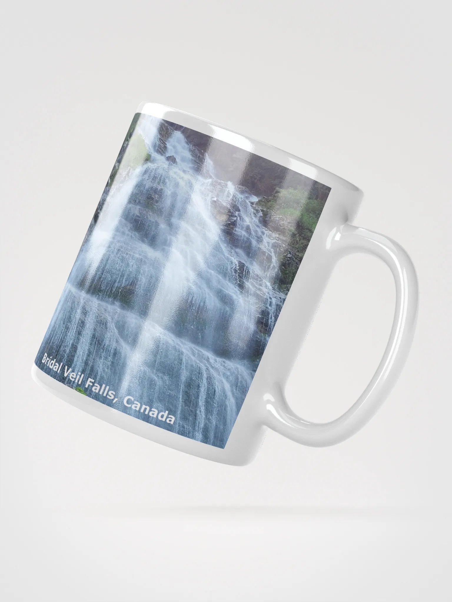 White Glossy Mug - Bridal Veil Falls product image (2)