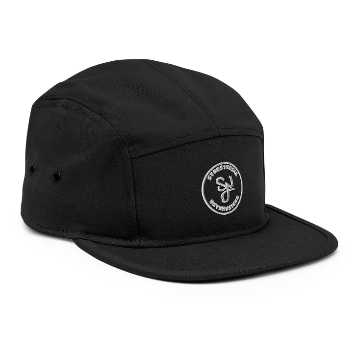 Syn White Circle Black CottonBack Hat product image (1)