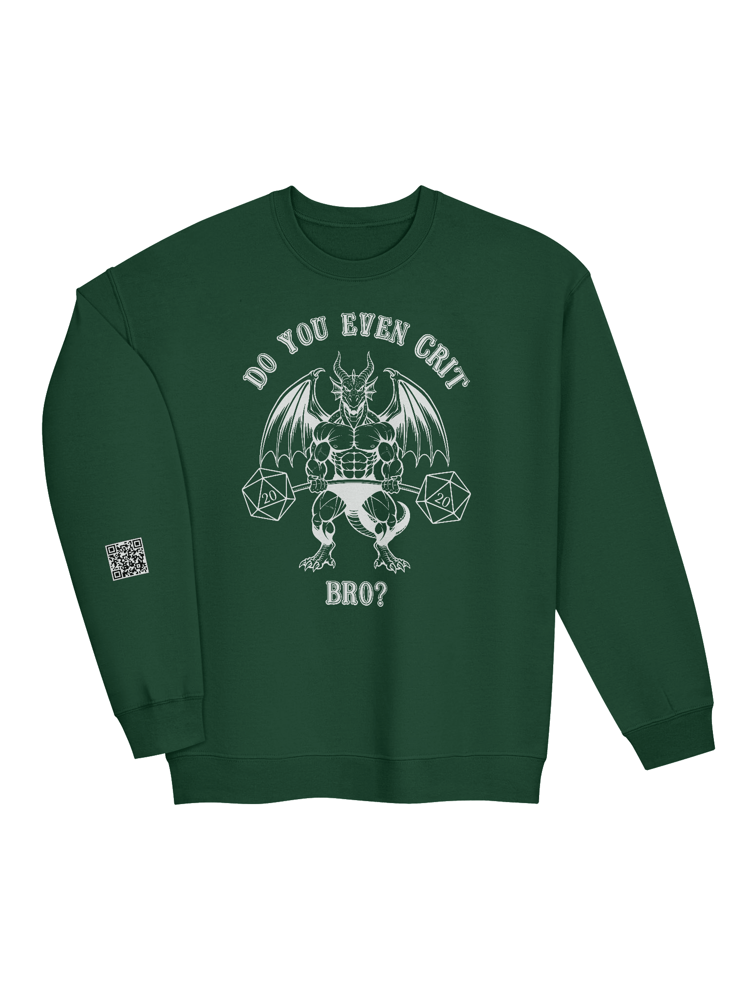 "Do You Even Crit Bro?" Crewneck Sweatshirt - Gildan Classic product image (8)