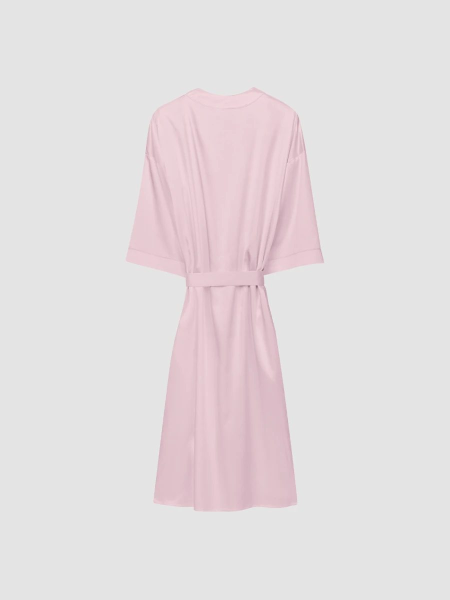 Cancer White on Pink Satin Robe product image (2)