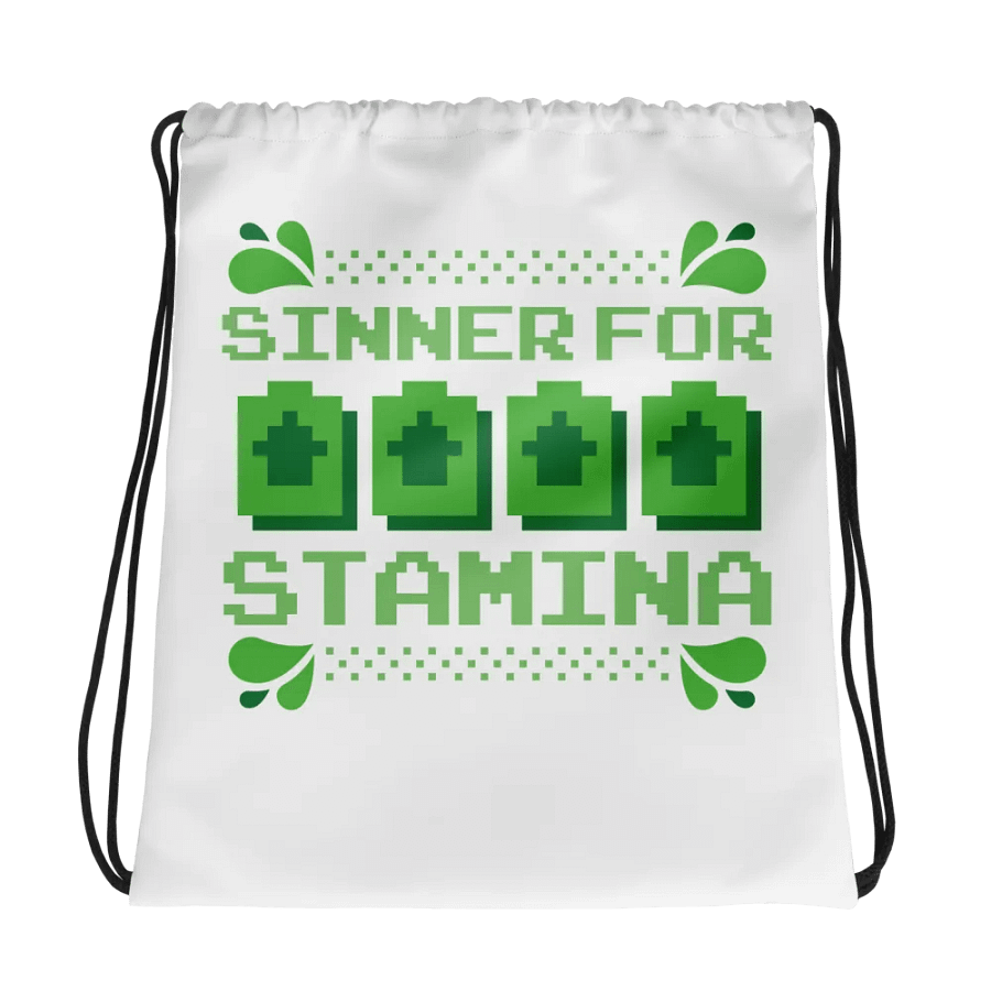 Sinner for Stamina - Drawstring Bag product image (1)