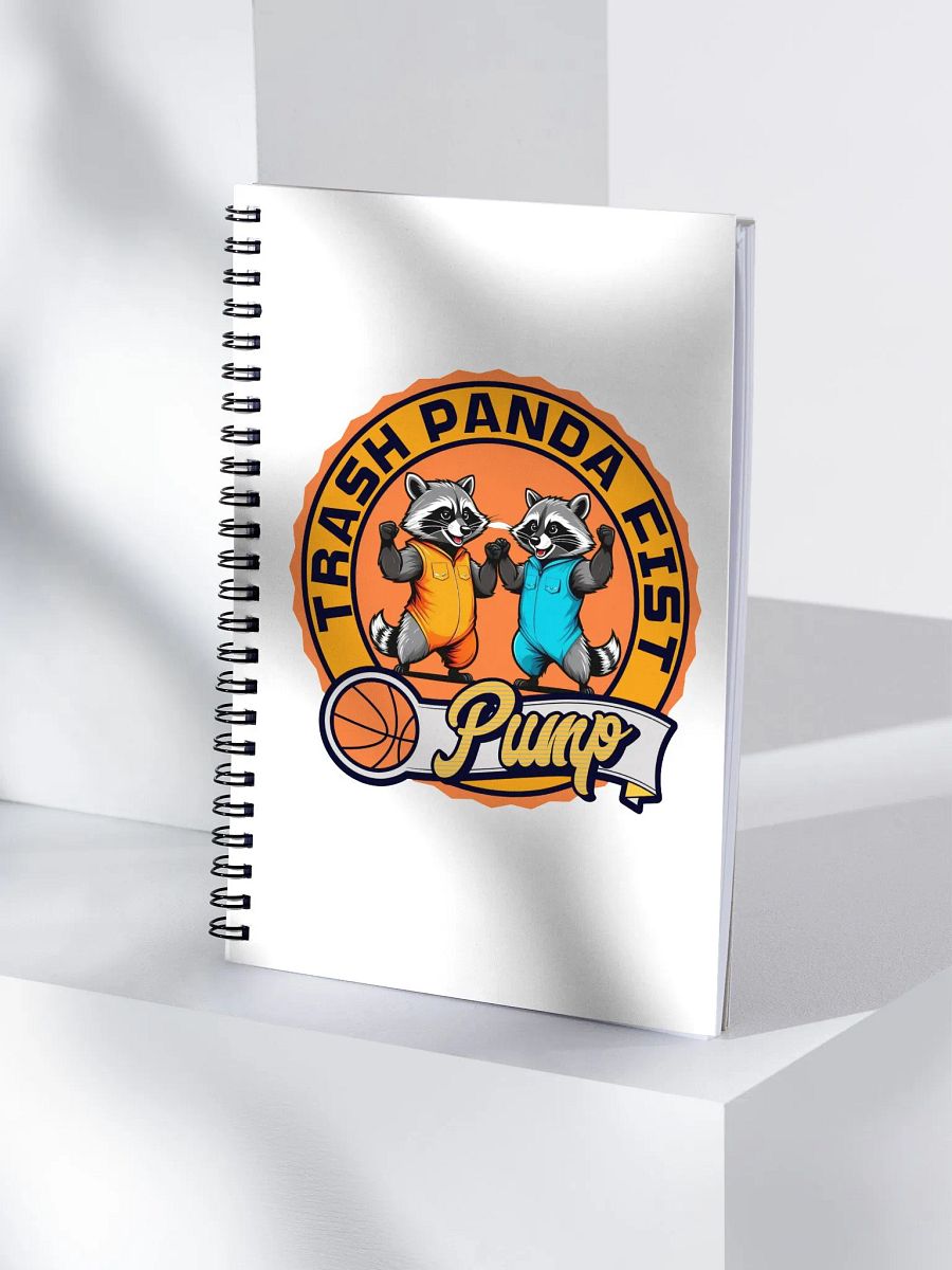 Trash Panda Fist Pump Basketball Spiral Notebook product image (3)