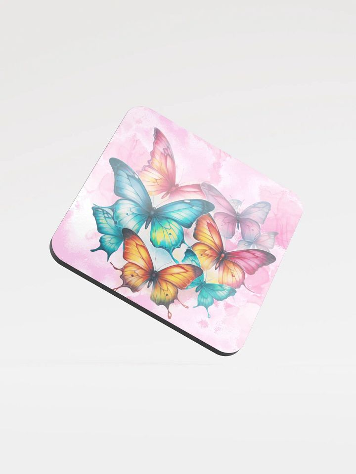 Rainbow Butterfly Nature Themed Mouse Pad product image (1)