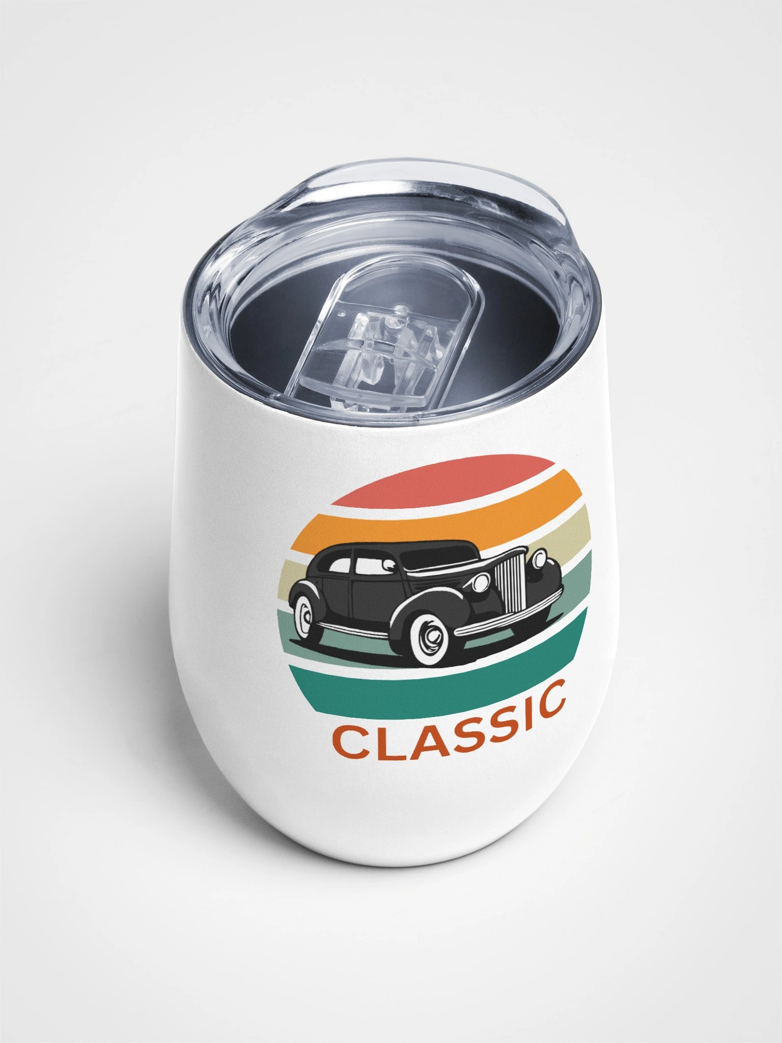 Retro Classic Car Wine Tumbler product image (4)